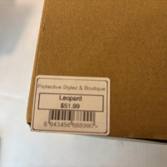 London Rag  Leopard Print Knee High Stiletto Boots  Size 8  New in Original Box - Picture 4 of 8